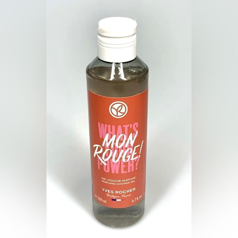 Yves Rocher Mon Rouge Perfumed Shower Gel What's Your Power 6.7oz / 200ml